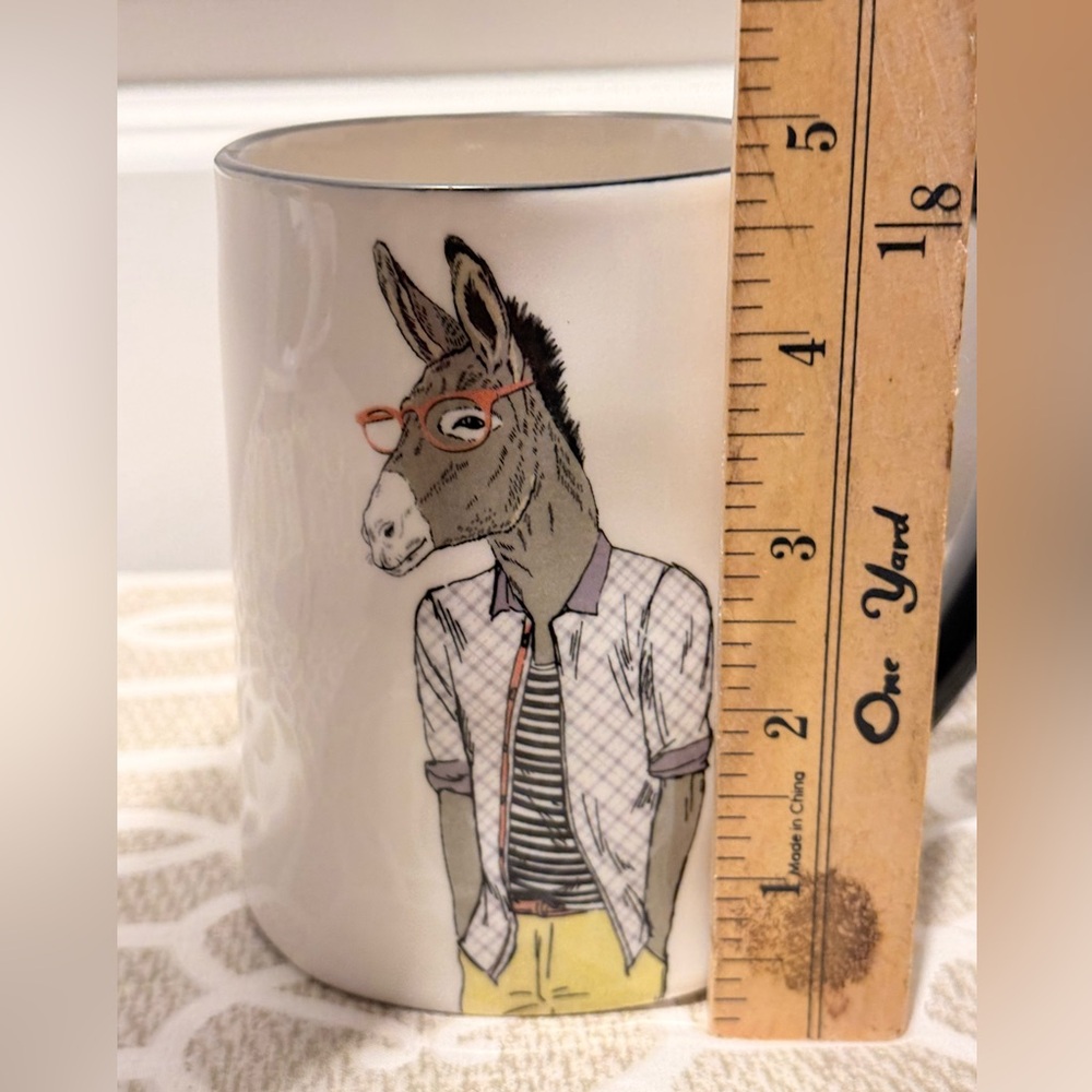 Donkey, Signature Housewares Hipster Coffee Beverage Mug - Picture 7 of 9